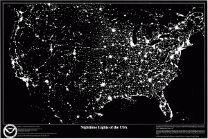 USA Nighttime Lights Imagery